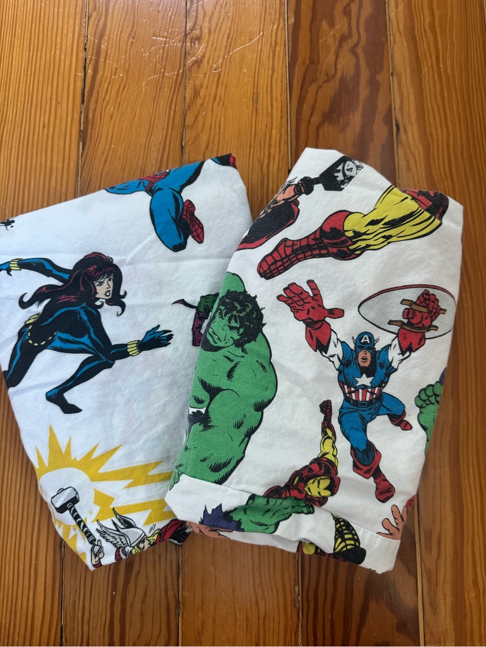Pottery Barn Kids Marvel Superhero Standard Pillowcases